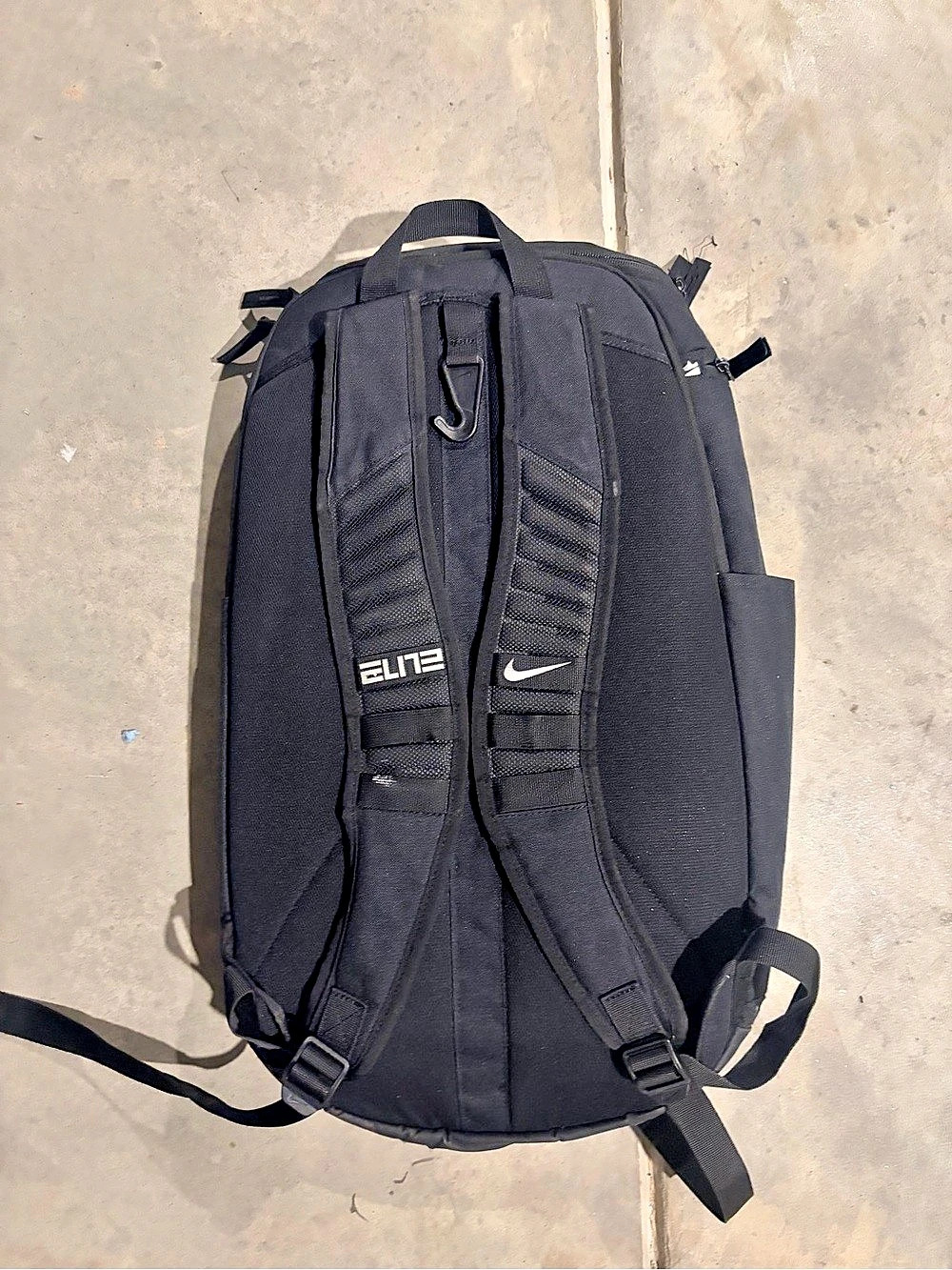 Nike Hoops Elite Pro Backpack Black & White